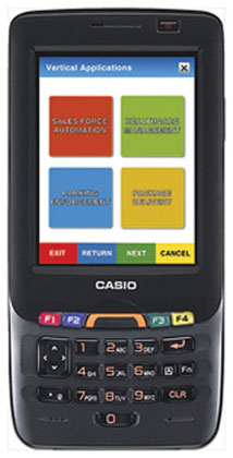 Современная модель терминала сбора данных CASIO IT-800