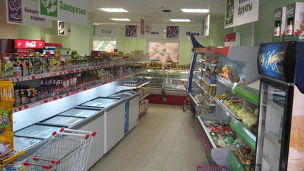 Проект продуктового магазина 70 кв