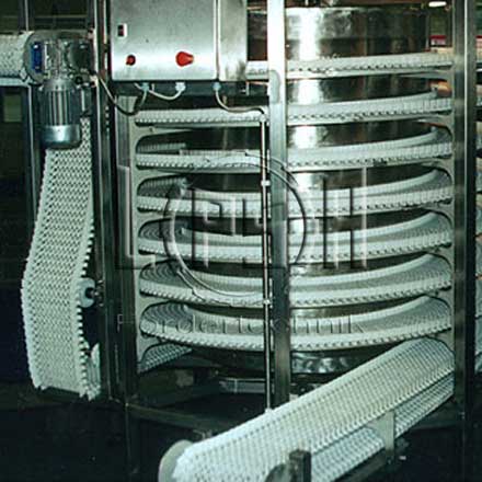 Lipsia - Спиральный конвейер для охлаждения и заморозки 