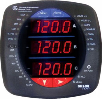 Electro Industries Shark 100 - Измеритель электрических параметров