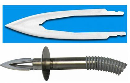 Нож полый для свиней. Полый нож для обескровливания крс. Я2-фин-30. Полый нож для обескровливания. Полый нож вольферца.