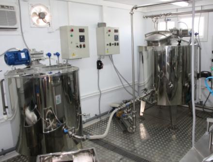 Комплект оборудования для молочного цеха 1000 кг в смену