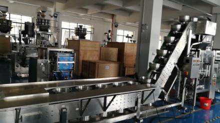 GuangZhou XinYou Machinery P520 - Упаковочная линия для весовой продукции с конвейерной подачей (аналог весовому дозатору)