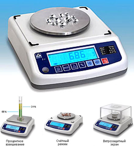 ВК-600 - Лабораторные электронные весы